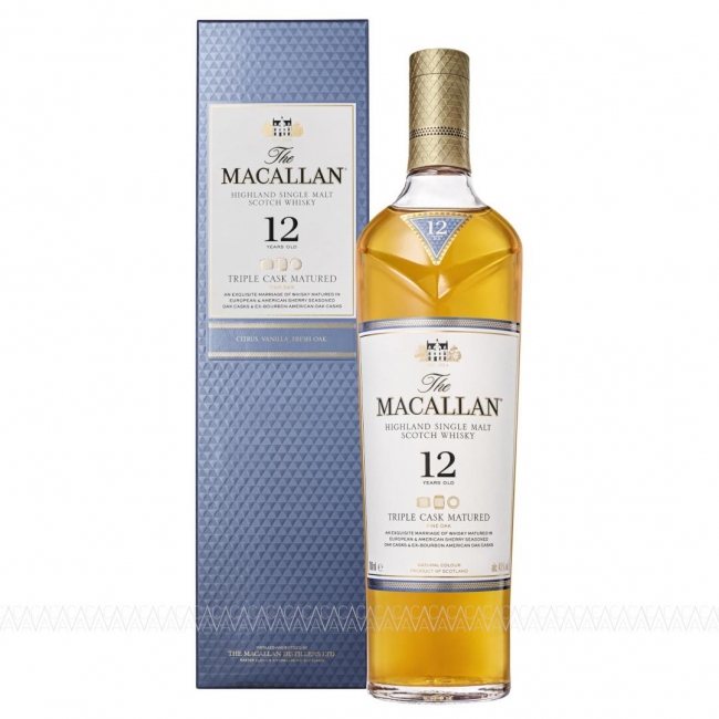 Macallan 12 YO Triple Cask Fine Oak Single Malt Scotch Whisky 700ml Macallan 12 YO Triple Cask Fine Oak Single Malt Scotch Whisky 700ml